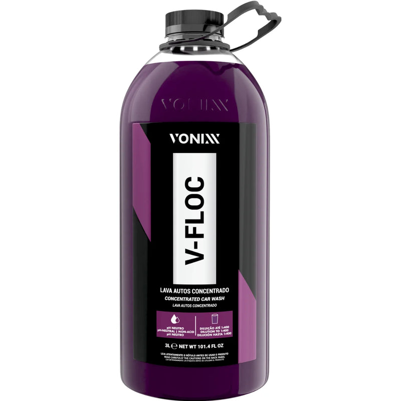 V-Floc 3L Vonixx Shampoo Concentrado Ph Neutro PRODUTO ESTOQUE BRASIL